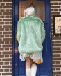 画像11: pays des fées Raffle faux fur jacket Mint green (11)