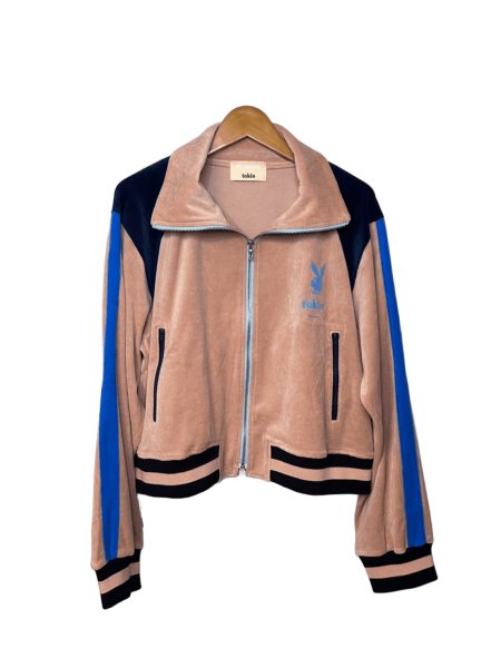 画像1: Tokio  PB Velour Jersey　pink×blue (1)