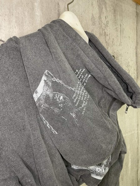 画像7: emary  Jesus Christ short zip hoodie (7)