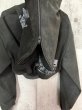 画像9: emary Faux Leather Graphic Short Zip Hoodie (9)