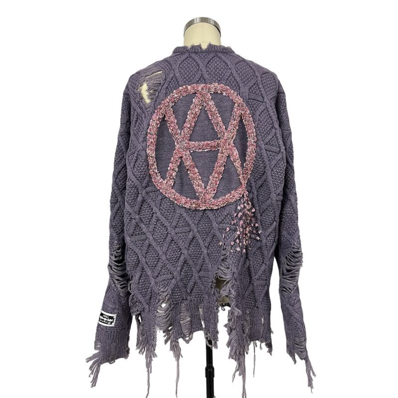 KIDILL 24AW KL911 DESTROY PULLOVER KNIT COLLABRATION WITH rurumu  