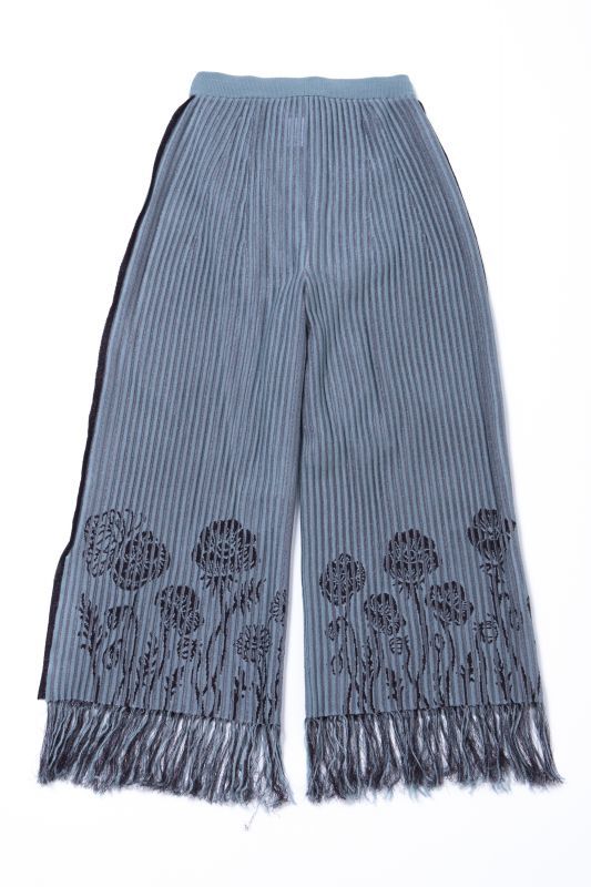 rurumu: 20AW sacredness flower knit PT mint - boys in the band