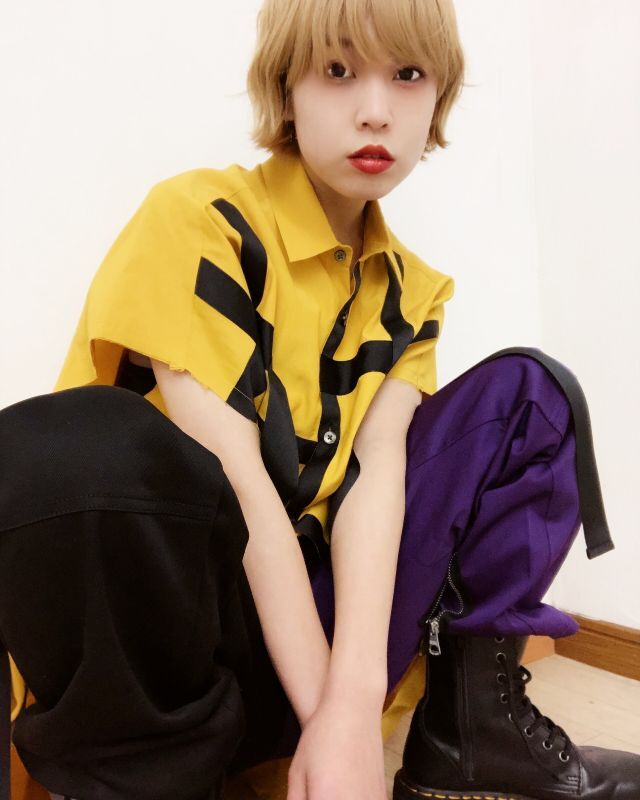 KIDILL 21S/S Bondage Pants Burgundy×Pink - boys in the band