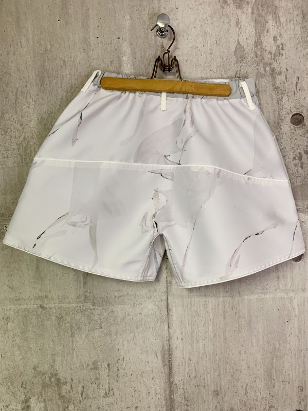 BALMUNG 22SS15 グラフィックショーツ Mist White - boys in the band