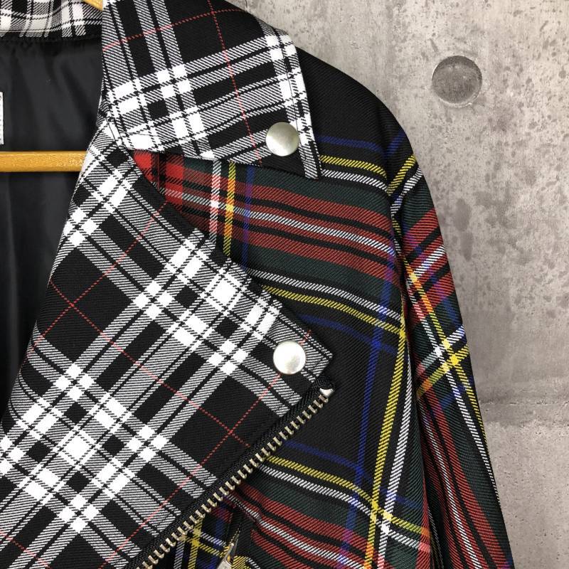 KIDILL AW KL Riders Coat MixTartanCheck