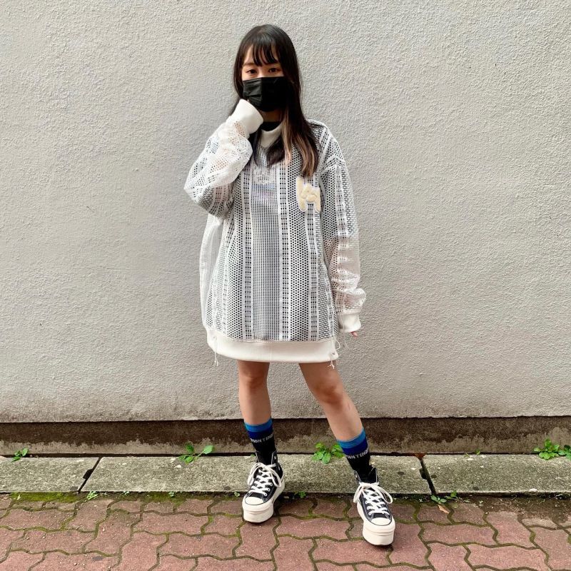 killremote 20220214 レースアップトップス　ホワイト