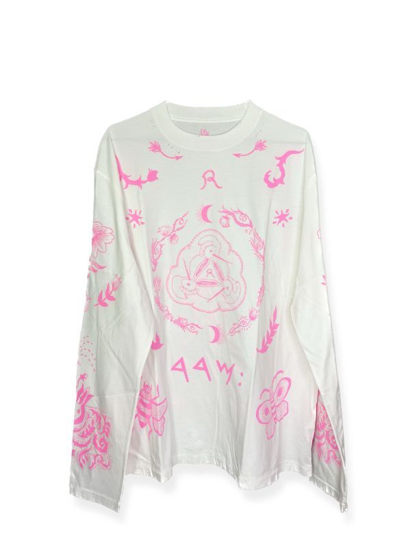 rurumu: 23AW tattoo motif long sleeve （medium） white 