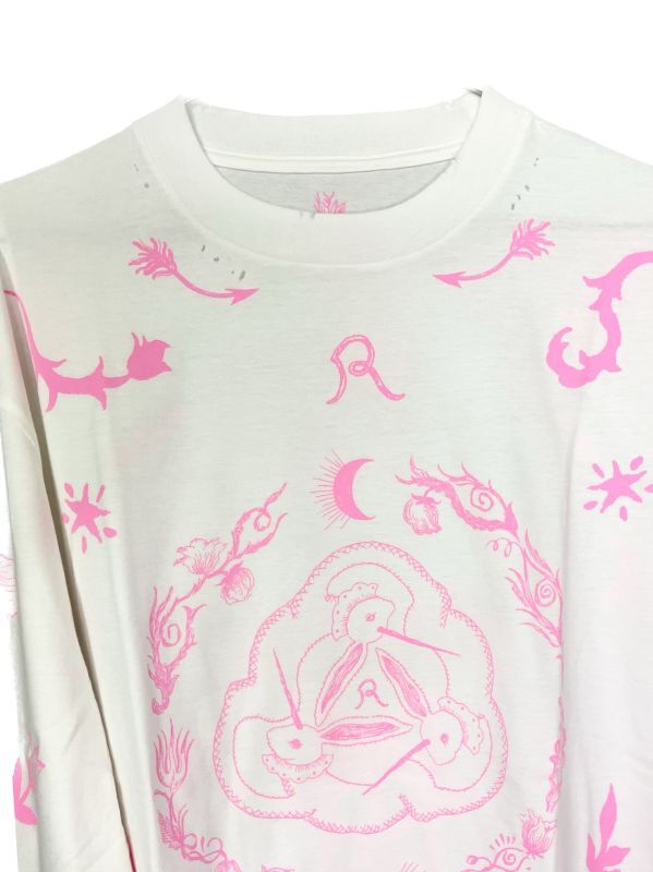 rurumu: 23AW tattoo motif long sleeve （medium） white 