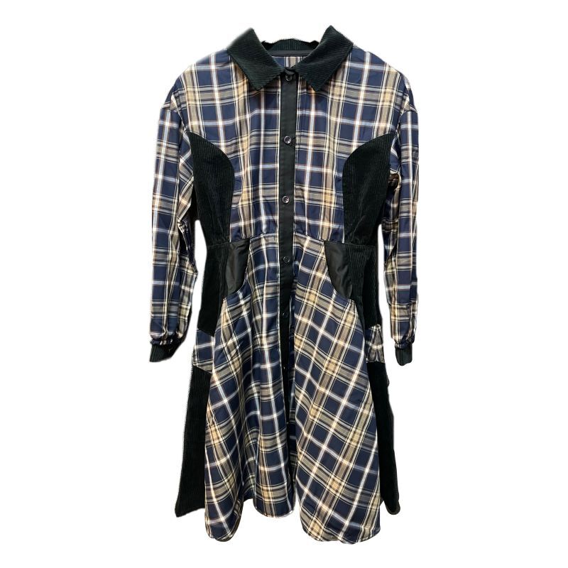 killremote チェックワンピース ネイビー - boys in the band 